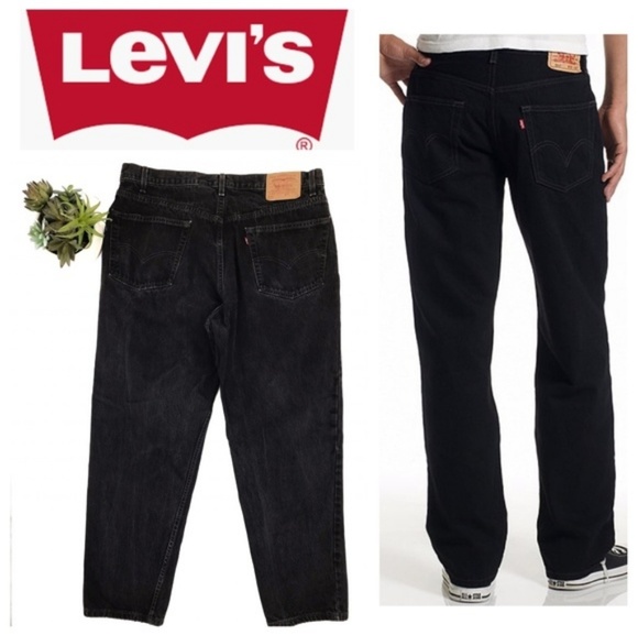 levis 550 black jeans